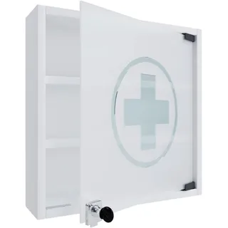 VCM Medizinschrank Hustila S ca. 40x32 cm