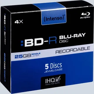 Intenso 5001215, 25 GB, BD-R, Jewelcase