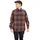 Övik Twill Langarmhemd Autumn Leaf Dark Navy XL