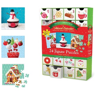 Eurographics - Puzzle Adventskalender - 1200 Teile Christmas Sweets