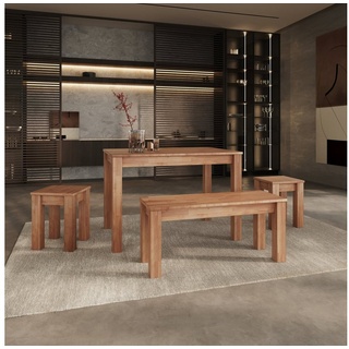 Krok Wood Esstisch Hans aus Massivholz Buche