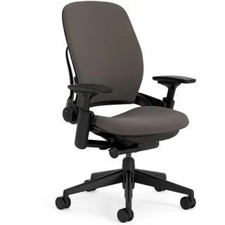 Steelcase Ergonomischer Bürostuhl: Leap, 4D-Armlehnen, Dunkelbraun | Vormontiert, Universalrollen, Premium-Materialien, bis 150 kg und 190 cm, sitzkomfort