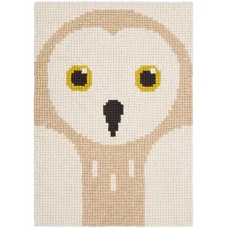 myfelt Wollteppich Kinderteppich Eule Evi, Schurwolle