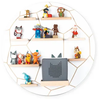 BOARTI Kinderregal Fußball 90 x 20 cm Holz weiß