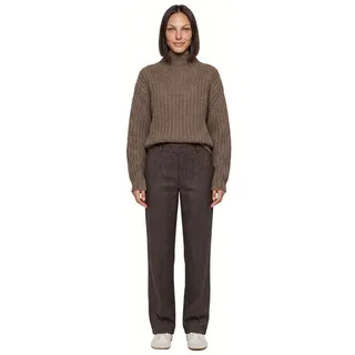 Stehmann Dehnbund-Hose Stehmann, Fenja5 Nadelstreifen Schlupfhose weich braun 38