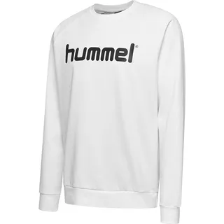 hummel GO Baumwoll Logo Sweatshirt Herren white 3XL