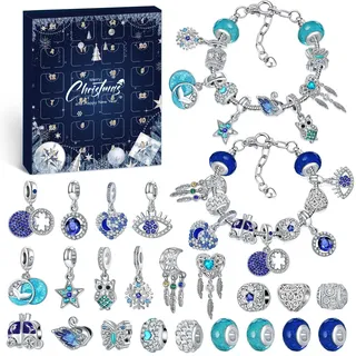 Adventskalender 2025 Mädchen Schmuck Weihnachtskalender Schmuck Geschenk für ...