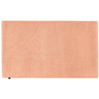 Badematte Loop 1007 Cawö Home, 100% Baumwolle, handgewebt orange 60.00 cm x 100.00 cm