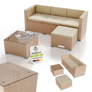 Juskys Punta Cana Loungeset beige