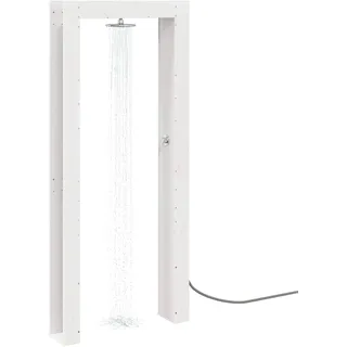 vidaXL Gartendusche Weiß 226 cm
