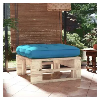 vidaXL Garten-Palettenhocker 40 x 40 x 45 cm blau