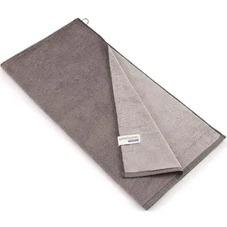 Bassetti New Shades Duschtuch aus 100% Baumwolle in der Farbe Grau G1, Maße: 70x140 cm - 9327866