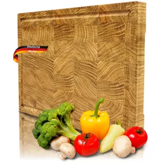 deluke MILA Schneidebrett Holz 1-tlg. 35 x 25 x 2,5 cm Braun