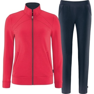 SCHNEIDER Sportswear Trainingsanzug DELIAW - Damen Wellness-Anzug - cyberred/granit 40