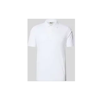 Slim Fit Poloshirt mit Logo Modell 'EDMOND', Weiss, $listsize[$i].replace('"','"')