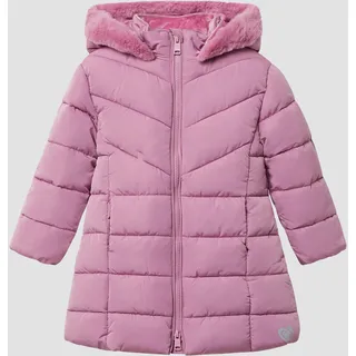 s.Oliver Wärmender Steppmantel mit Teddyplüsch-Futter - pink - 92
