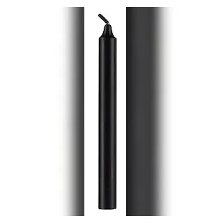 Kopschitz Kerzen Kerzen Stabkerzen Schwarz, 300 x 30 mm, 6 Stück