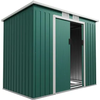 Juskys Geräteschuppen M 2,13 x 1,3 m dunkelgrün