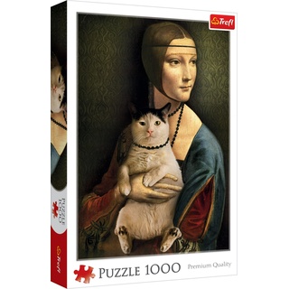 Trefl Mona Lisa mit Katze (1000 Teile)