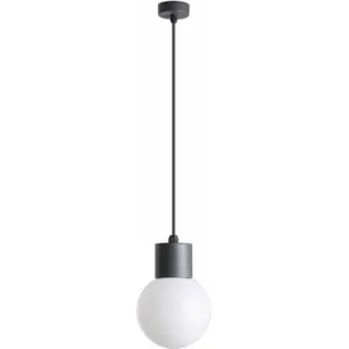 FARO Außen-Kronleuchter Aluminium IP44 1xE27/15W Anthrazit/Weiß