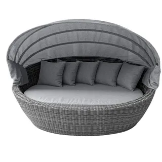 LC Garden Vivera Loungesofa anthrazit/weiß