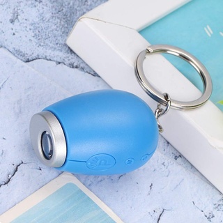 Cafopgrill Schlüsselbund Uhr Projektionsuhr Digitaluhr Mini-Uhr Tragbare Projektionsuhr Lieben(Blau)