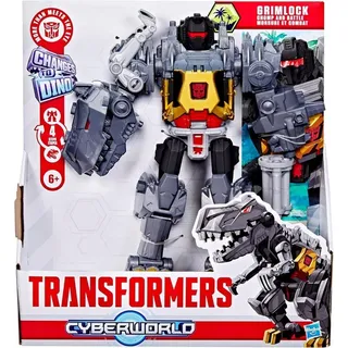 Transformers CYBERWORLD Grimlock Chomp & Battle Action Figur 28 cm