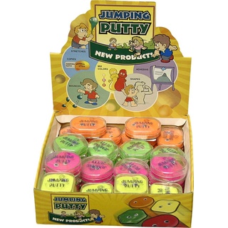 JUMPING PUTTY Springball-Knete  bunt - bunt