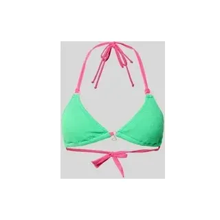 Bikini-Oberteil mit Label-Detail Modell 'BRARO', Neon Gruen, $listsize[$i].replace('"','"')