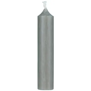 IB Laursen Stabkerze rustikal 11 cm, Ø 2,2 cm, hellgrau