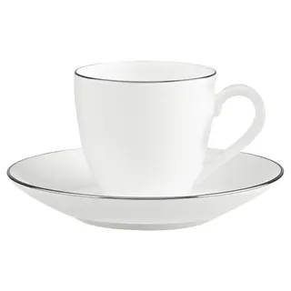 Villeroy & Boch Espressotasse mit Untertasse 0,06 l Weiß 2 St.