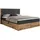 Boxspringbett 140 200 H4 Dunkelgrau