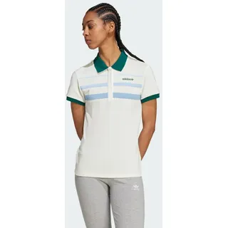 Adidas 80s Slim Kurzarm-poloshirt Off White XS