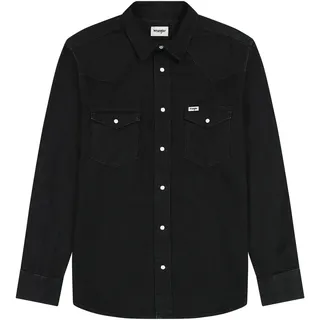 Wrangler - Hemd Herren - Slim Fit - Western Shirt - Mid Stone - 4XL