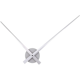 Present Time UK Little Big Time Uhr, Wanduhr, Aluminium, Silber, One Size