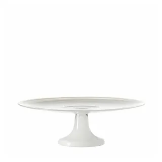 LEONARDO Tortenplatte Alabastro 31 cm Glas Weiß