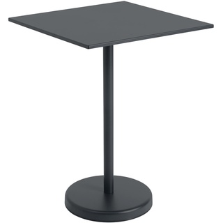 Linear Steel Tisch, höhe 95 cm, anthrazit black