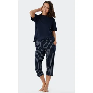 SCHIESSER Mix + Relax 3/4-Hose Blau 36