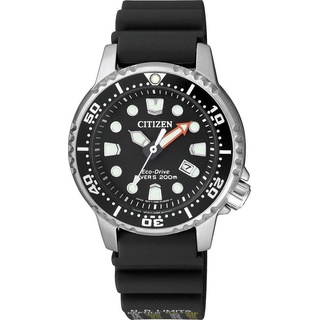 Citizen Taucheruhr Promaster Marine Eco-Drive Diver 200m, EP6050-17E, Armbanduhr, Damenuhr, Solar schwarz