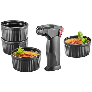 GEFU Crème Brûlée-Set 5-tlg. ZUCA | B/H/T ca. 3.50x13.00x9.00