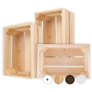 Creative Deco Aufbewahrungskiste 30 x 20 x 15 cm 15-tlg. beige