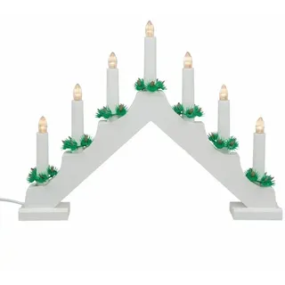 IDENA LED Adventsleuchter 7 Kerzenlichter 40 x 30 cm