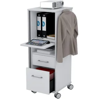 Rocada Caddy Plus Bürowagen grau 5 Ebenen 47,0 x 42,4 x 120,0 cm