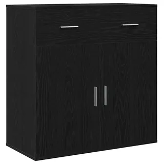 vidaXL Sideboard 78 x 38 x 80 cm Schwarz