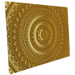 mySPOTTI Mini-Spritzschutz »Mandala gold«, Aluverbund, Orientalisches design