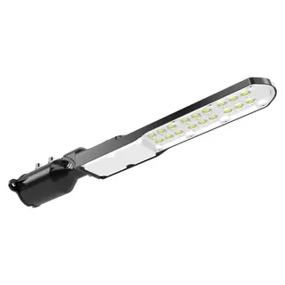 LUXULA Straßenleuchte Aluminium, Glas 7,8 cm IP65 50 W 6000 lm schwarz