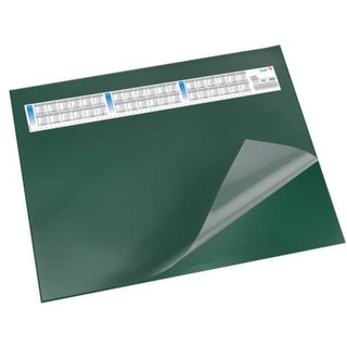 Läufer Schreibunterlage DURELLA DS - mit Vollsichtauflage, Kalender, 65 x 52 cm, grün