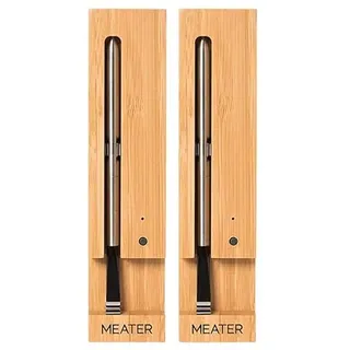 MEATER - 2 Einheiten Bundle | Das originale, komplett kabellose Fleischthermometer für Ofen Grill Küche BBQ Smoker Rotisserie mit Bluetooth und WiFi mit Digitalverbindung