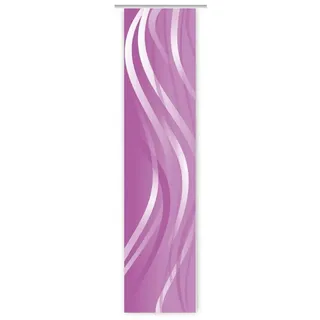gardinen-for-life Schiebegardine Vertic Brombeere Flächenvorhang HxB 260x60 cm - B-line weiß