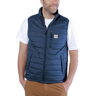 Carhartt Steppweste Carhartt GILLIAM VEST 102286 (1-tlg) blau S